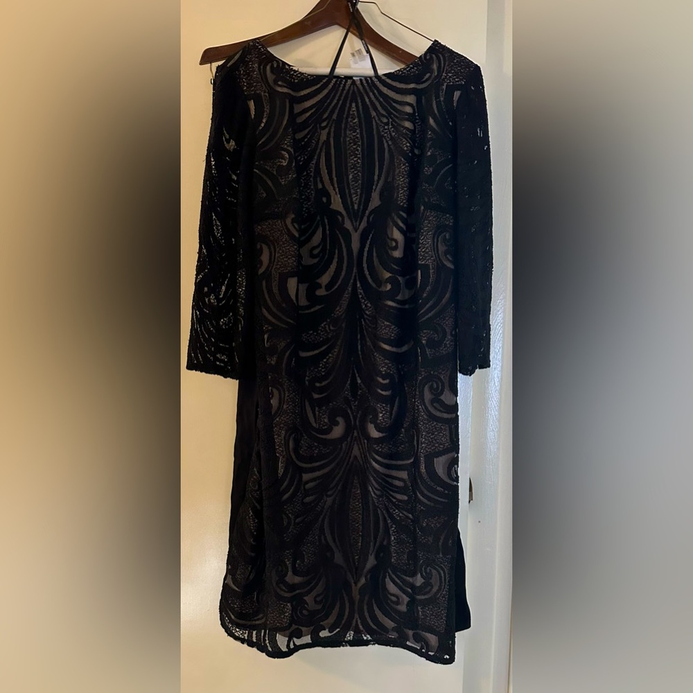 Black and tan dress